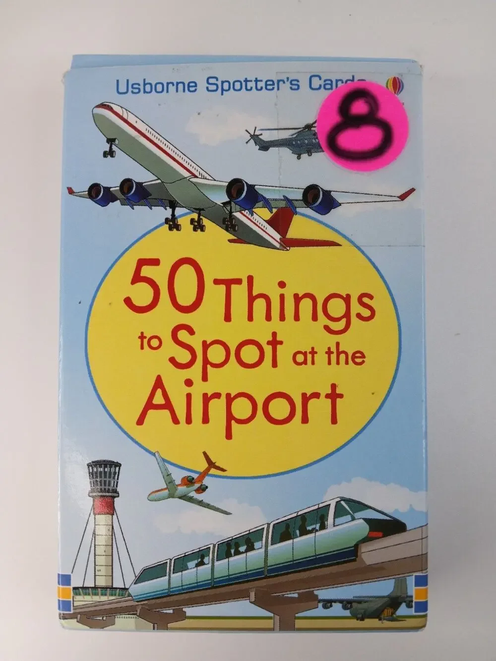 Usborne Spotter's Cards - 50 Things to Spot at the Airport Kids Activity *
